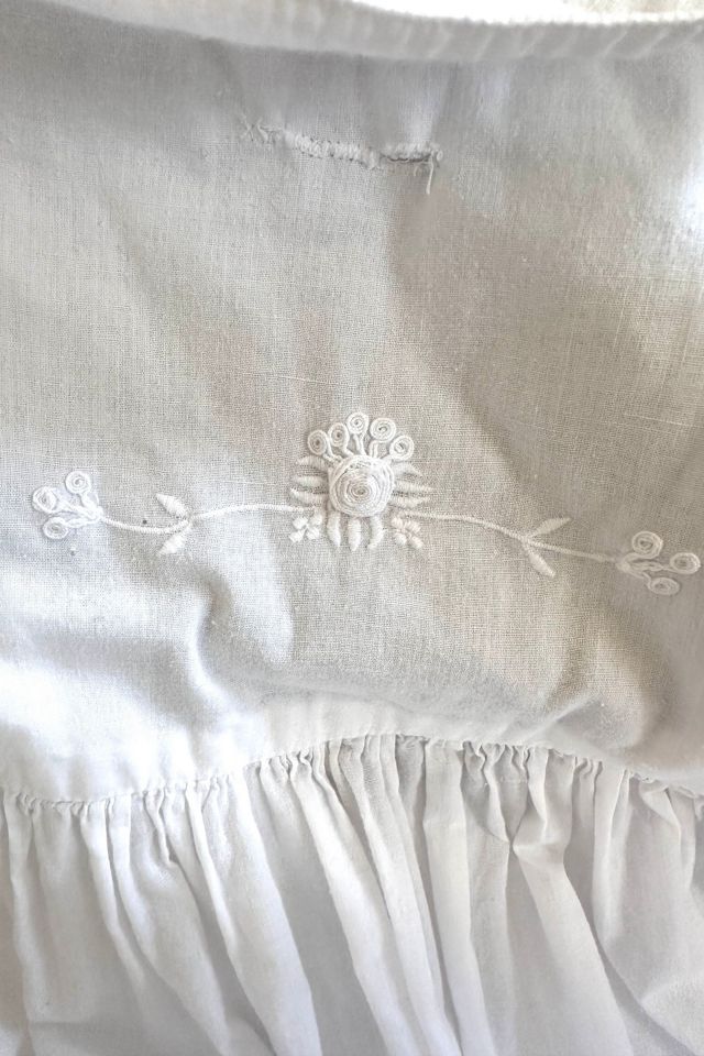 Vintage Maxi Hand Embroidered Cotton Gown Selected by KA.TL.AK #3