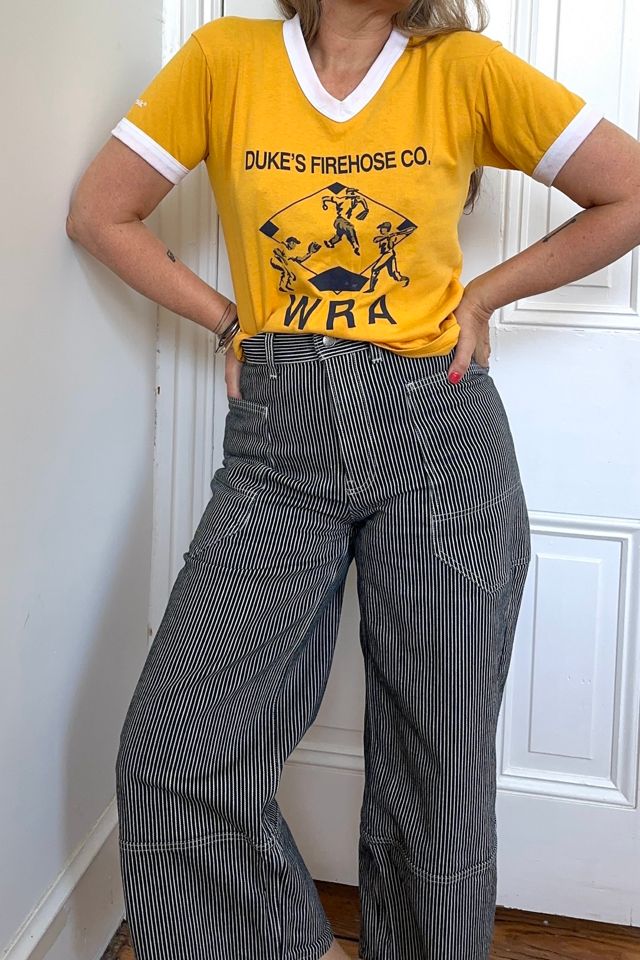 Vintage Majestic Duke’s Firehose Co. V neck T Shirt Selected by KA.TL.AK #1