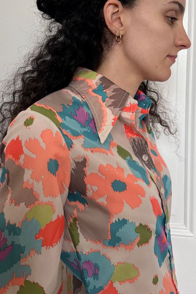 Vintage 70’s Floral Button Front Shirt Selected by KA.TL.AK #1