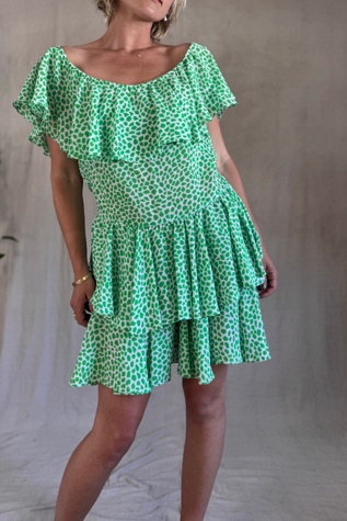 Vintage 1970s Tiered Dress Selected by Kikos Kloset