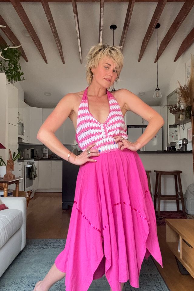 Vintage 1970s Halter Dress Selected by Kikos Kloset #1