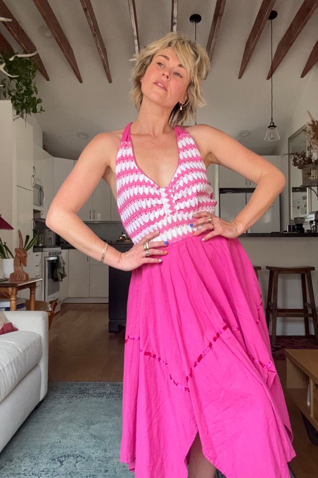 Vintage 1970s Halter Dress Selected by Kikos Kloset #2