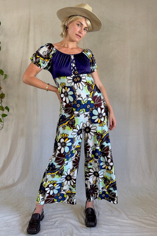Vintage 1970s Jumpsuit Selected by Kikos Kloset