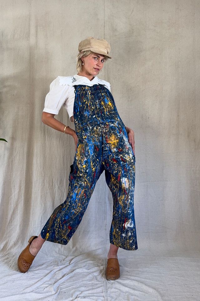 Vintage 1960s Big Mac Paint Splattered Overalls Selected by Kikos Kloset #2