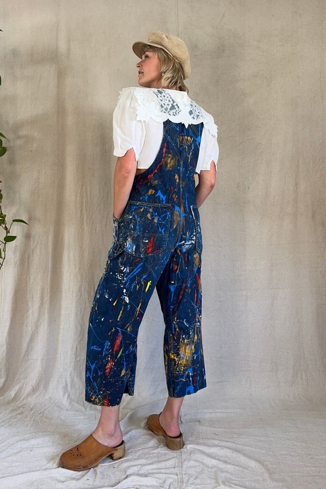 Vintage 1960s Big Mac Paint Splattered Overalls Selected by Kikos Kloset #3