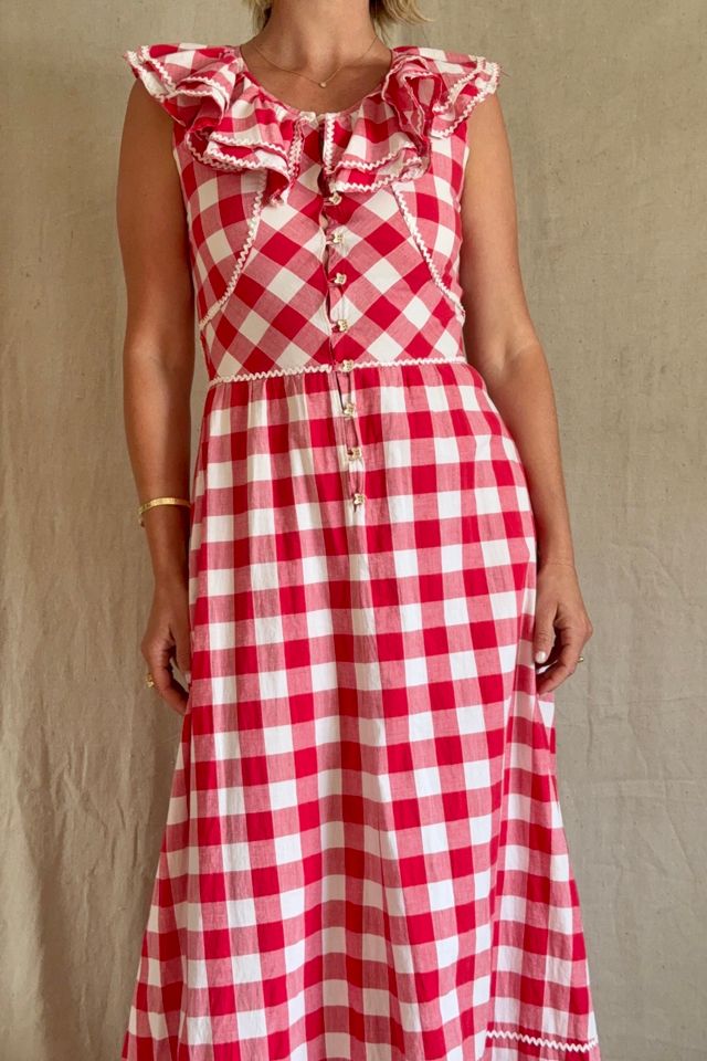 Vintage 1970s Handmade Gingham Dress Selected by Kikos Kloset #2