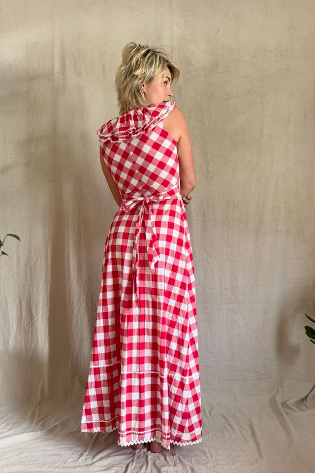 Vintage 1970s Handmade Gingham Dress Selected by Kikos Kloset #3