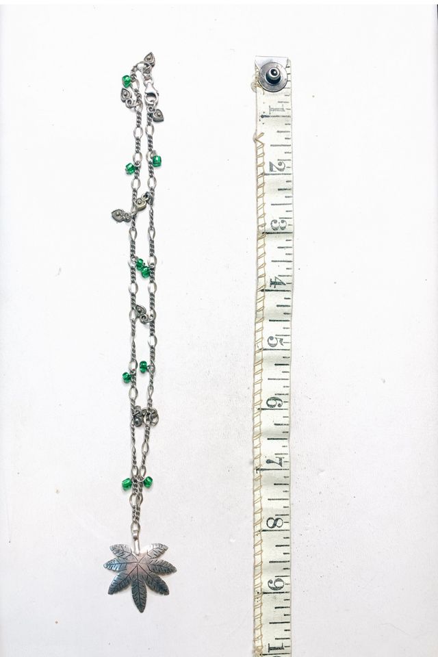 Vintage Sterling Silver Sweet Leaf Necklace Selected by Lux Revival #3