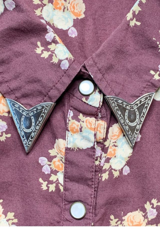 Vintage 1980s Horseshoe Shirt Collar Tips Selected by Lux Revival #1