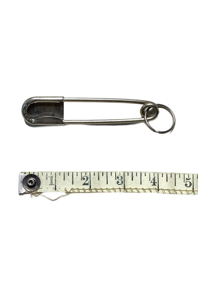 Vintage Jumbo Safety Pin or Keychain with Gemstone Selected by Lux Revival #2