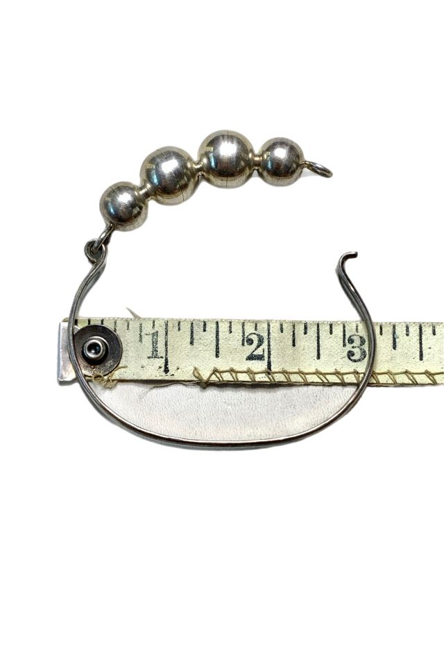 Vintage Sterling Silver Graduated Pearl Bracelet Selected by Lux Revival #2