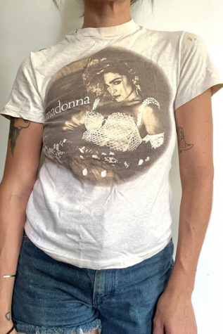 Vintage 1985 Madonna Virgin Tour Tee Selected by Cherry