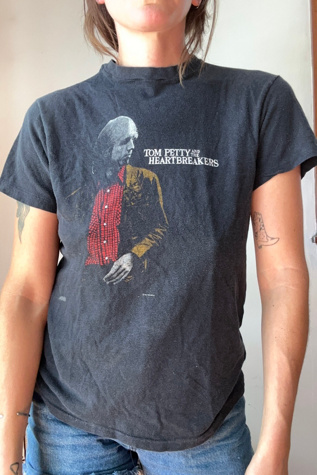 Vintage 1981 Tom Petty & The Heartbreakers Hard Promises Tour Tee Selected by Cherry