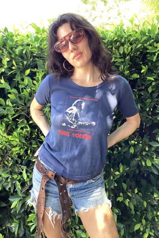 Vintage 1970s Neil Young  Tee Selected by Cherry