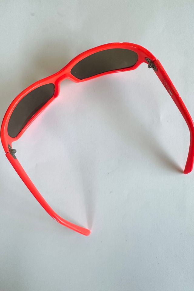 Vintage 1960s Orange Wrap Around Sunglasses Selected by Cherry #1