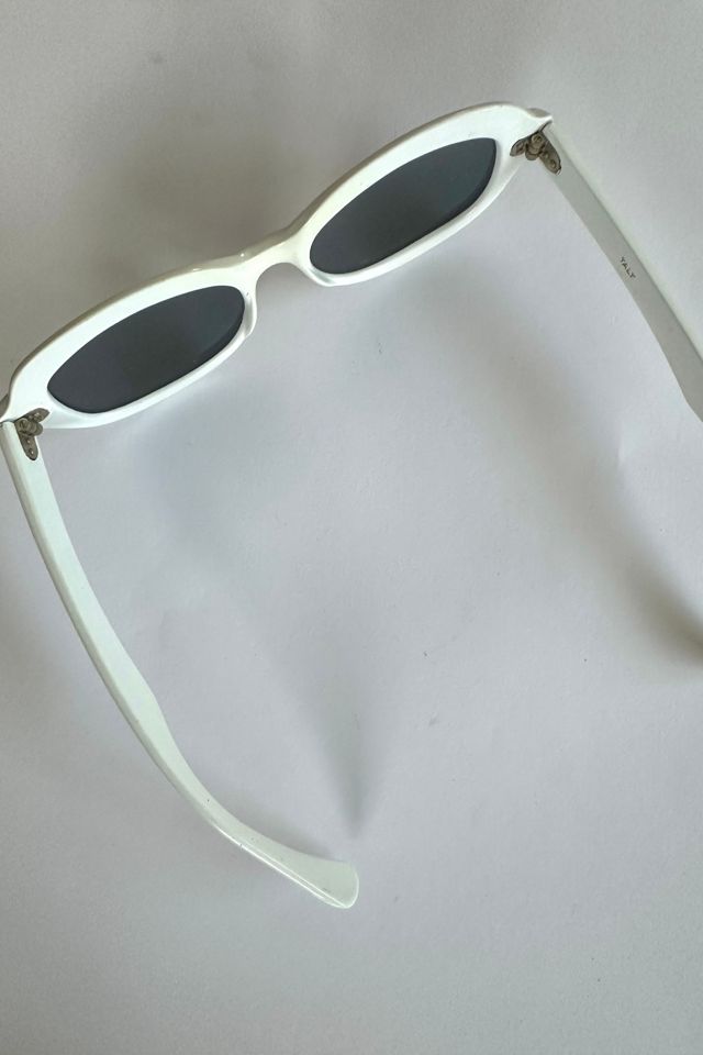 Vintage 1960s White Sunglasses Selected by Cherry #1