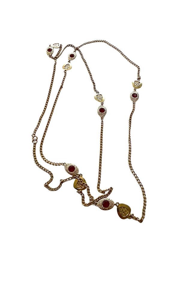 Vintage Extra Long Gold Necklace Selected By Ankh By Racquel #1