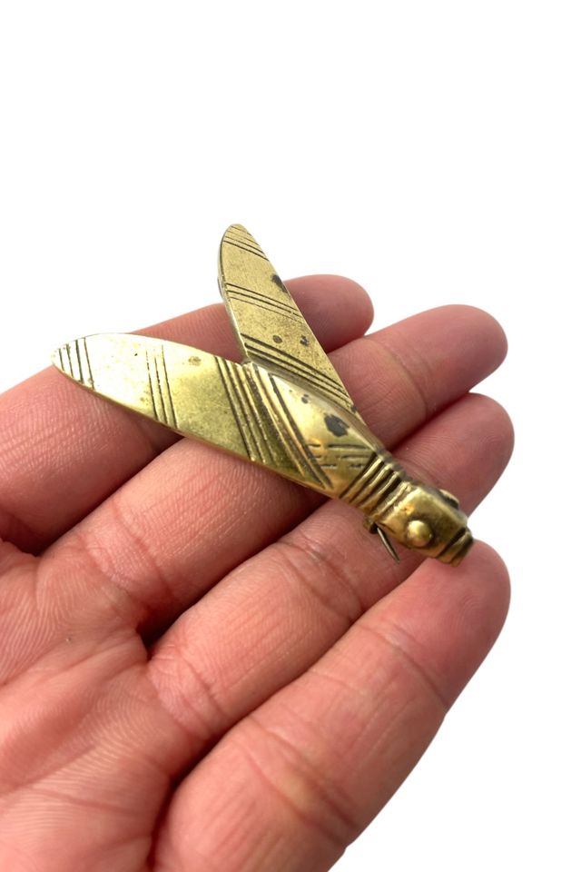 Vintage Brass Insect Brooch Selected By Ankh By Racquel #1