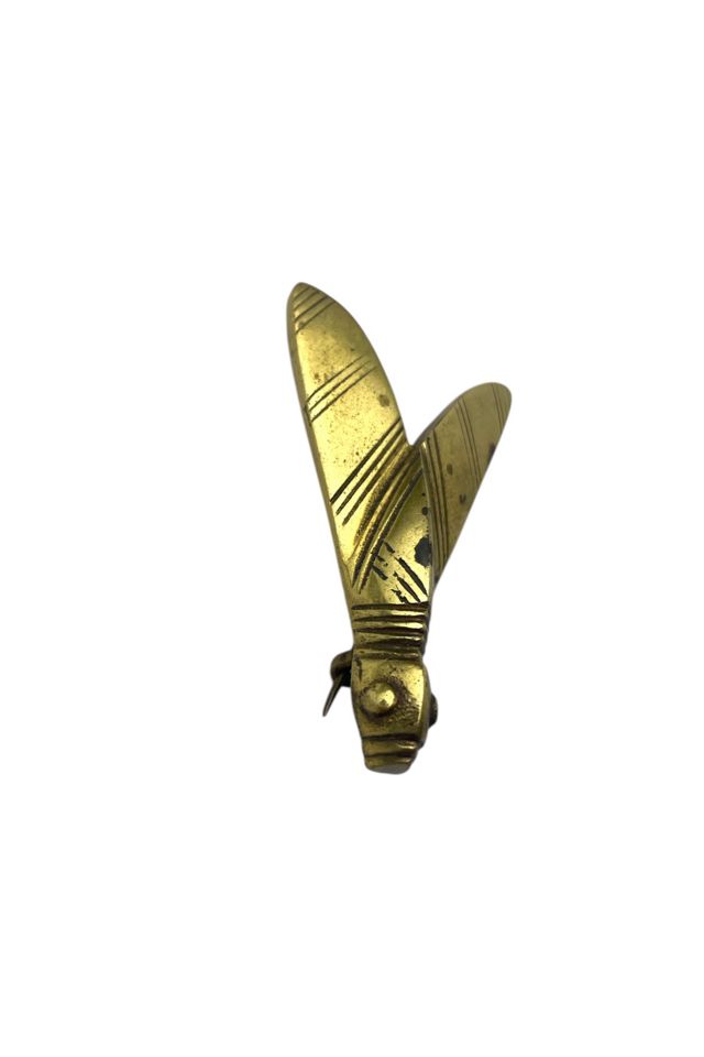Vintage Brass Insect Brooch Selected By Ankh By Racquel #2