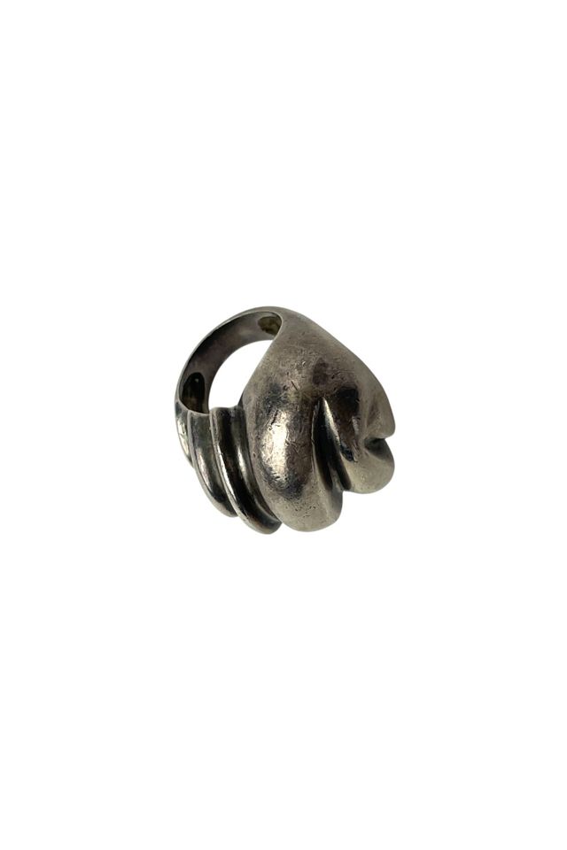Vintage Chunky Silver Ring Selected By Ankh By Racquel #2