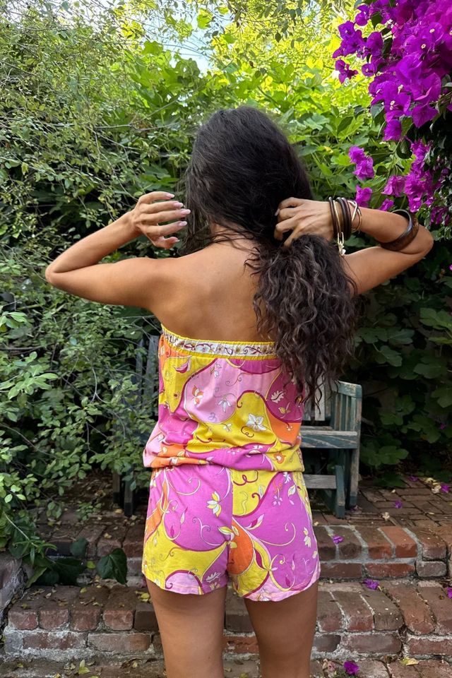 Y2k Juicy Couture Pucci-esq Romper Selected by Madly Vintage #2