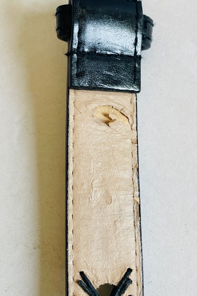 Vintage Gold Chain Black Belt Selected by FernMercantile #3