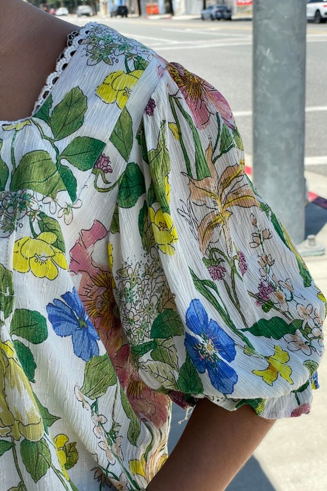 Vintage Y2K Laura Ashley Floral Boho Blouse Selected by FernMercantile #1