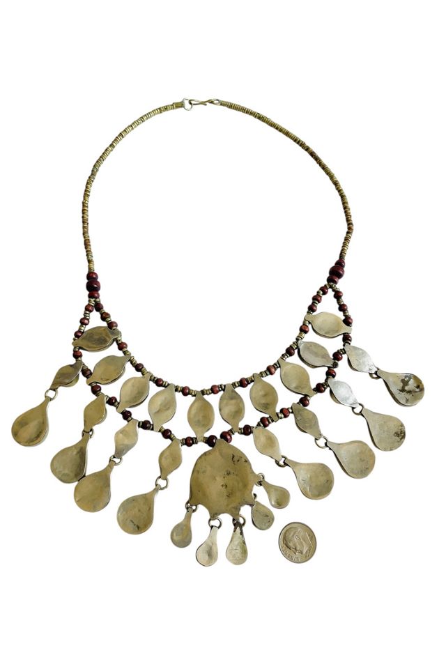 Vintage Lapis Bib Necklace Selected by FernMercantile #2