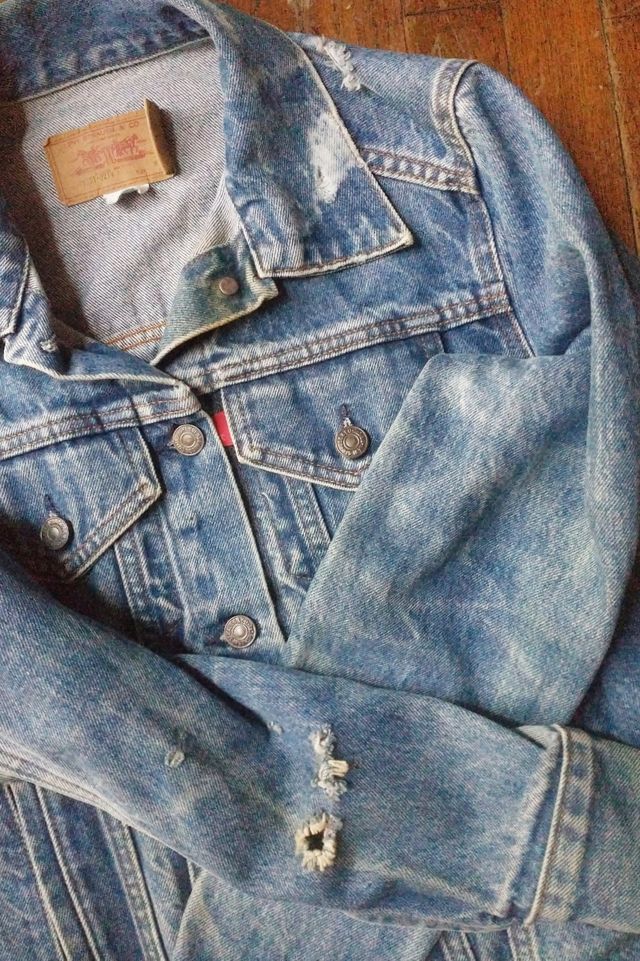 Vintage Levi's Distressed Denim Jacket Selected by Garbage Soup #2