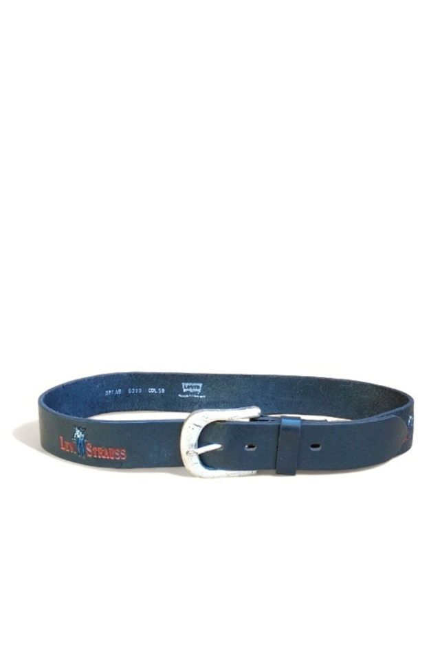 Levi's Vintage Logo Leather Belt Selected by Garbage Soup #1