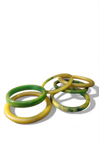 1940's Bakelite Bangle Bracelets Selected by Garbage Soup