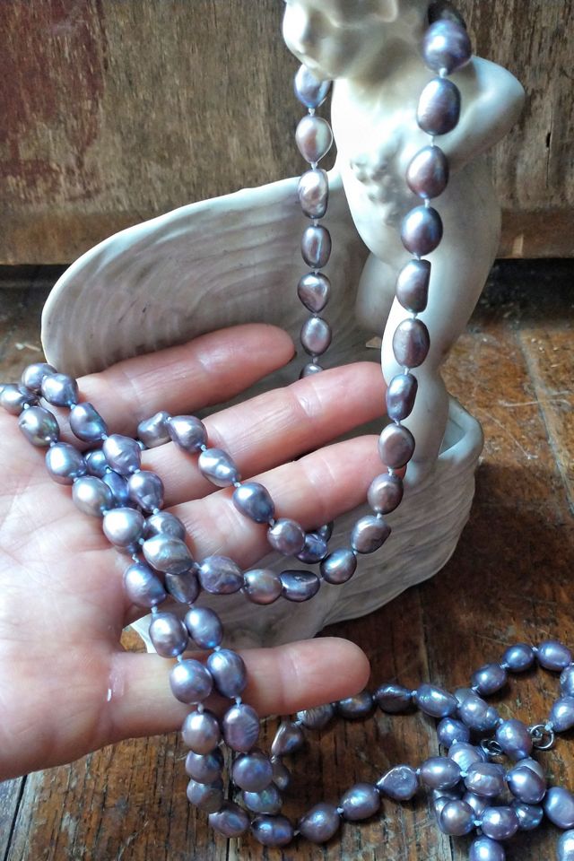 Freshwater Pearl Necklace and Tray Selected by Garbage Soup #1