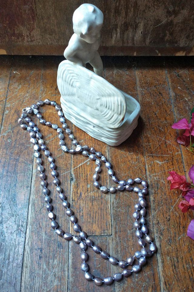 Freshwater Pearl Necklace and Tray Selected by Garbage Soup #2