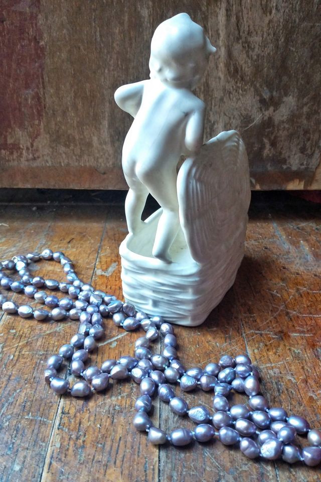 Freshwater Pearl Necklace and Tray Selected by Garbage Soup #3
