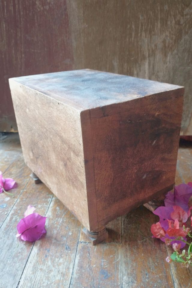 Carved Wooden Trinket Chest Selected by Garbage Soup #3