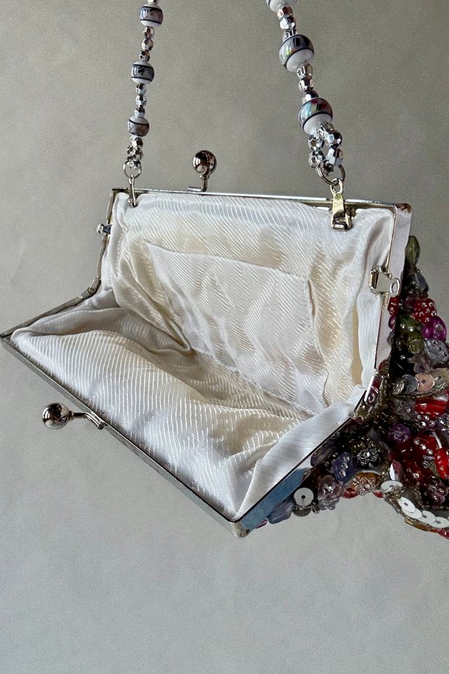 Y2K Silver Sequin Purse Selected by Wax Plant #2