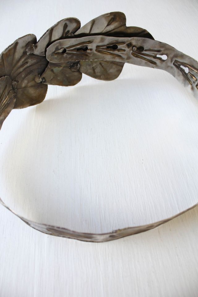 1970s Hammered Silver Brass Statement Belt Selected By Moons + Junes Vintage #2
