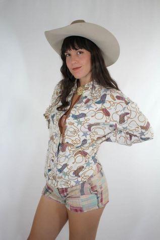 Y2K Vintage Plaid Micro Shorts Selected By Moons + Junes Vintage