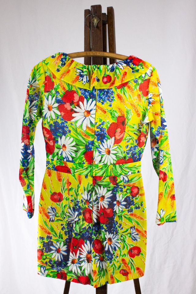 Vintage Yellow Floral Romper Selected by Black Shag Vintage #3