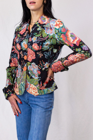 Vintage Narcissus Floral Blazer Selected by Black Shag Vintage