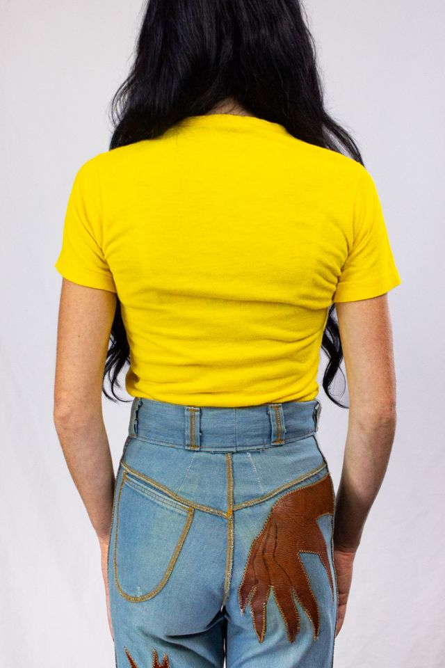 Vintage 70s Grant's Yellow Zip Top Selected by Black Shag Vintage #1