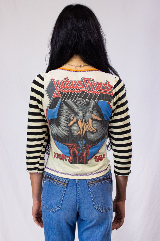 Vintage 1984 Judas Priest Defenders of the Faith Concert T Shirt Selected By Black Shag Vintage #1