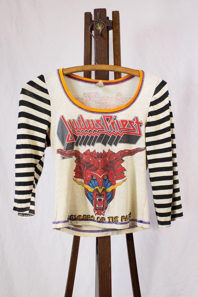 Vintage 1984 Judas Priest Defenders of the Faith Concert T Shirt Selected By Black Shag Vintage #2