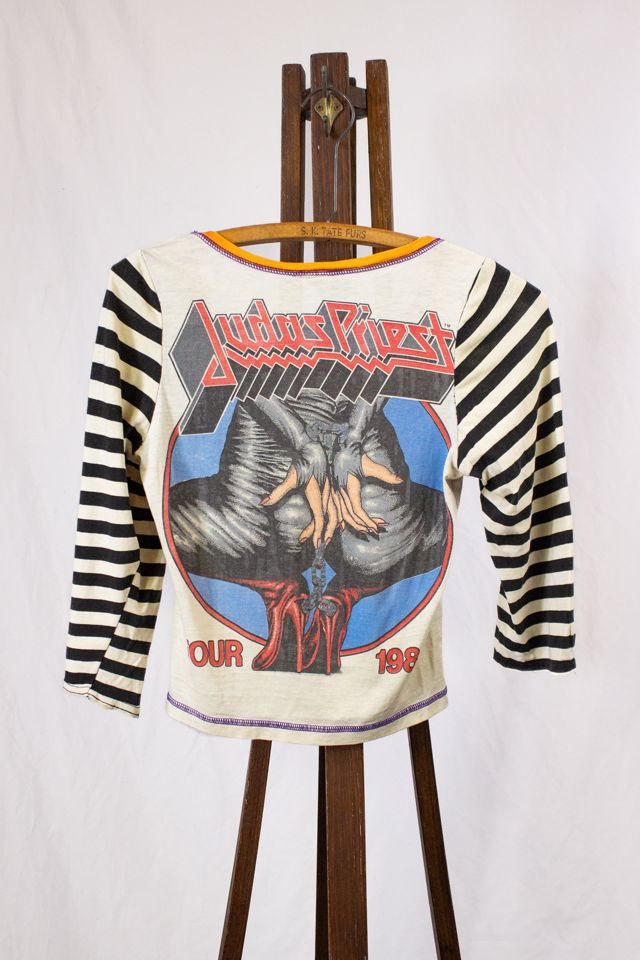 Vintage 1984 Judas Priest Defenders of the Faith Concert T Shirt Selected By Black Shag Vintage #3