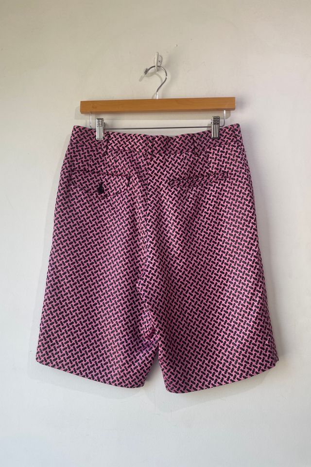 Comme des Garcons Pink and Black Jacquard Shorts Selected by The Curatorial Dept. #2
