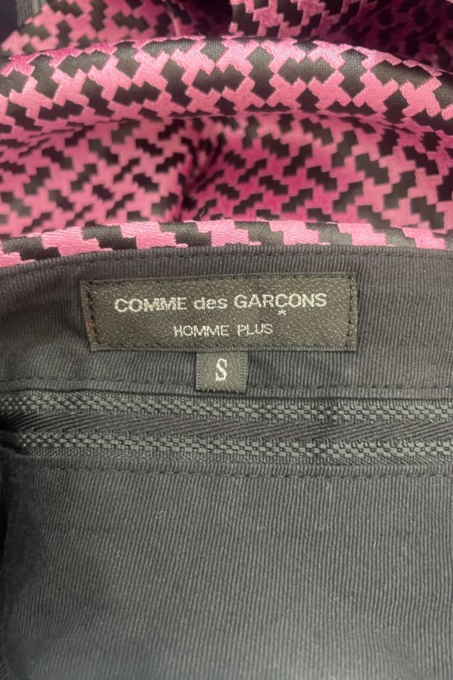 Comme des Garcons Pink and Black Jacquard Shorts Selected by The Curatorial Dept. #3