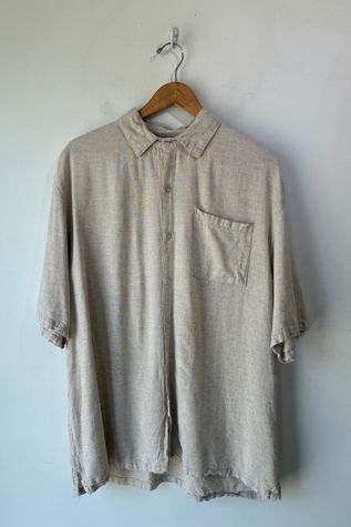 Love Nosara Oatmeal Linen Men's Shirt Selected by The Curatorial Dept.