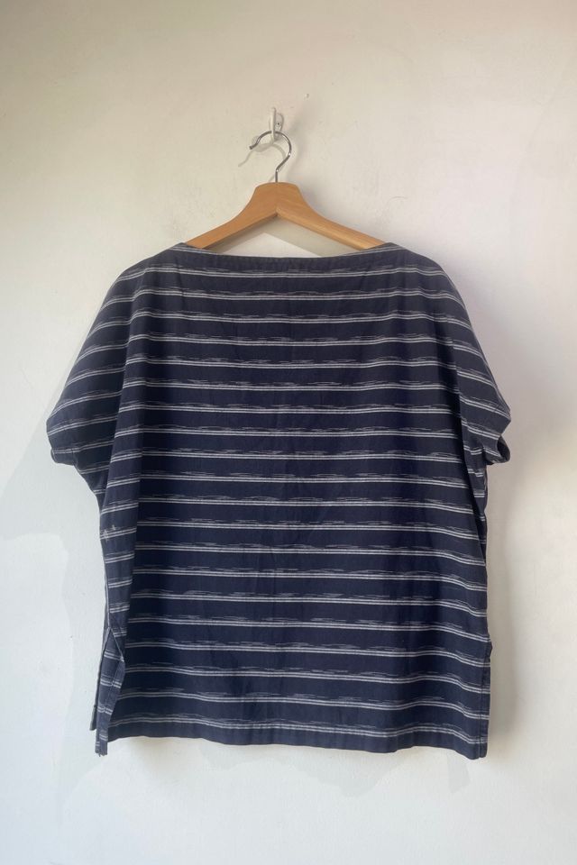 Issey Miyake Navy Striped Tunic Top Selected by The Curatorial Dept. #2
