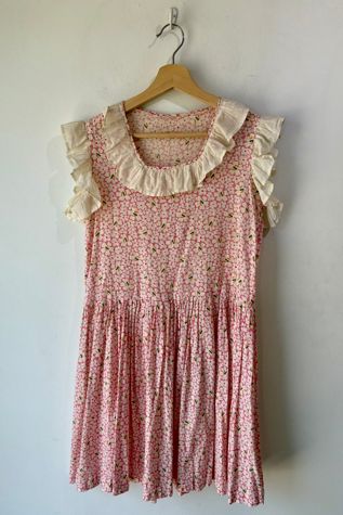 1930s Pink Floral Dress w/ Matching Bloomers Selected by The Curatorial Dept.