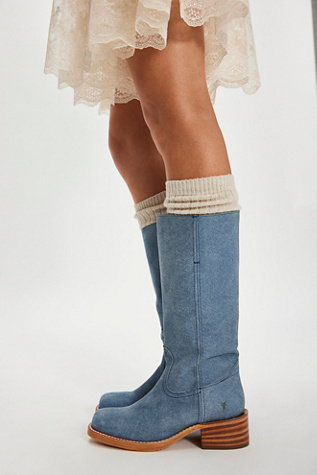 Frye Campus 14L Denim Boots